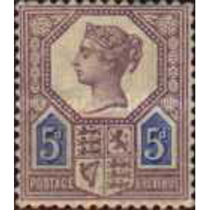 1887  Great Britain 5 D,