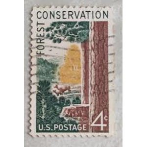 1958  1958  4 cents  used