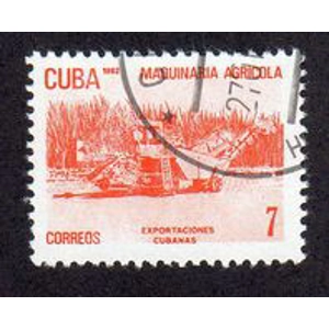 1982 Cuba 7 cent used