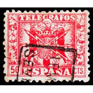 1949  Spain  50 cts  used