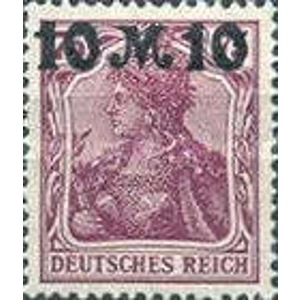 1921 10/75Mk./Pfg. violet