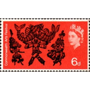 1965 Great Britain 6d,
