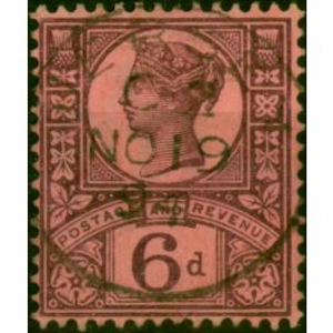 1887 6 d, USED