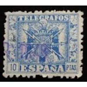 1951 Spain  10  pta  used