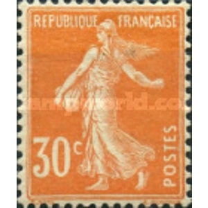 1906 France 30 C, Light Orange Brown