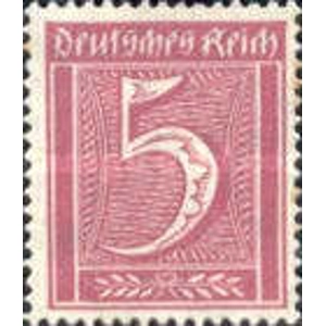 1921   5Pfg. purple red