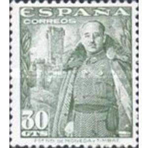 1954  Spain   30 cts  used