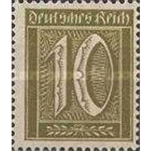 1921 10Pfg. olive