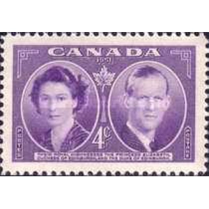 1951 Canada 4 cents Used