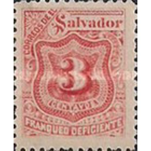 El Salvador 1896 3 cent
