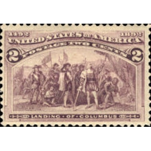 1893  USA    2 cents  used