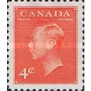 1950  Canada 4 cents   USED