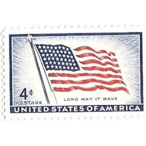 1957  USA  4 cents  used