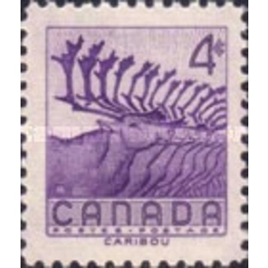 1955 Canada 4 cents USED