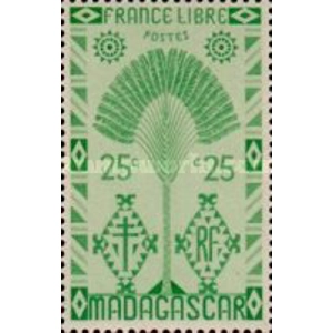 1943  Madagascar     25 c  MINT