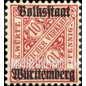 1919 Germany Wurtemberg UNUSED