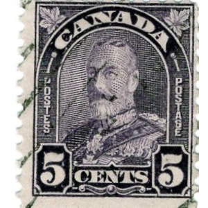 1930 Canada 5 cents USED