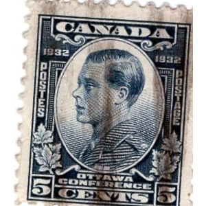 1932 Canada 5 cents USED