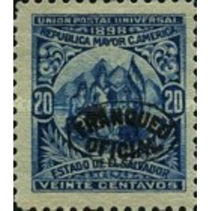 El Salvador 1898 20 cent