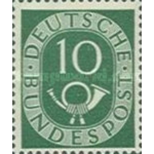 1951 Germany 10 pfg