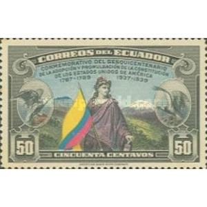 Ecuador 1938 50 cents