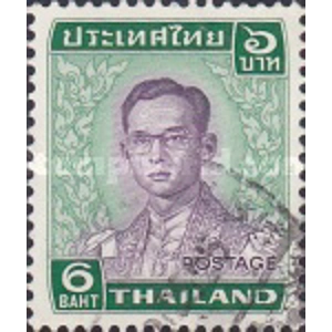 1972 Thailand 6 bahts USED