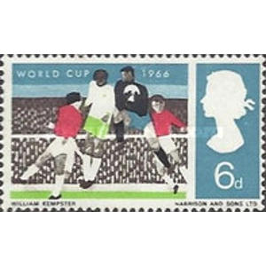 1966 Great Britain 6 d,