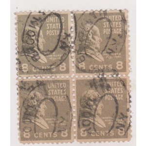 1938 United States, 8 cents used