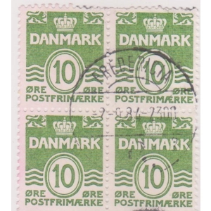 1950 Denmark 10 ores used