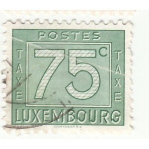luxembourg 1946 75 c