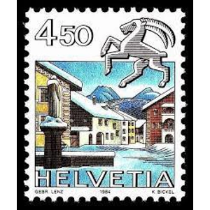 Switzerland 1985 , 4.50 fr