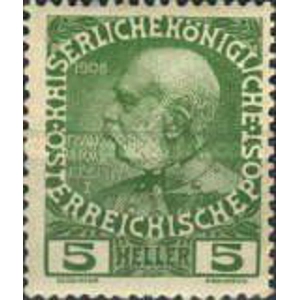 1908  Austria     5 H   USED
