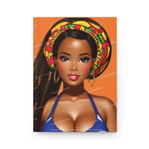Kelani, from the Nubian Collection, Hardcover Matte Journal Kelani, from the Nubian Collection, Hardcover Matte Journal