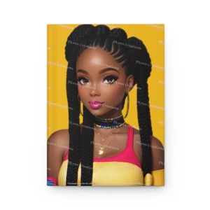 Courtney, from the Nubian Collection, Hardcover Matte Journal Courtney, from the Nubian Collection, Hardcover Matte Journal
