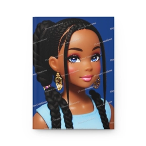 Hailey, from the Nubian Collection, Hardcover Matte Journal Hailey, from the Nubian Collection, Hardcover Matte Journal