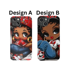 Ahoy, Bucs Believers, Betty Boop Buccaneers Cell Phone Cases - The Ultimate Gift for Female Football Ahoy, Bucs Believers, Betty Boop Buccaneers Cell Phone Cases - The Ultimate Gift for Female Football