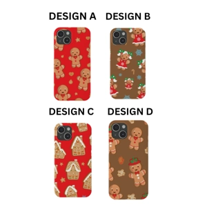 Sweet Tech Delight: Gingerbread Cell Phone Cases - 4 Irresistible Designs for Gingerbread Enthusiast Sweet Tech Delight: Gingerbread Cell Phone Cases - 4 Irresistible Designs for Gingerbread Enthusiast