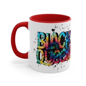 Black Queen 11oz Ceramic Coffee Mug, Black Queen 11oz Ceramic Coffee Mug,