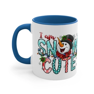 I Am Snow Cute  11oz Ceramic Coffee Mug,