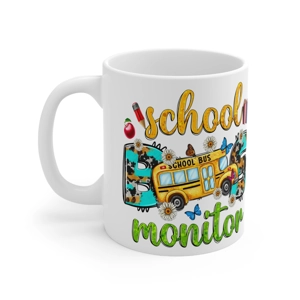 Enhance Your Morning Routine with our School Bus Monitor 11oz Ceramic Coffee Mug Enhance Your Morning Routine with our School Bus Monitor 11oz Ceramic Coffee Mug