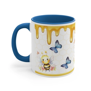 Honey, Bee's, & Butterflies Accent Coffee Mug, 11oz