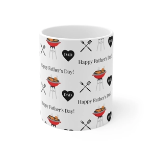 Happy Father's Day #1 11oz Ceramic Coffee Mug