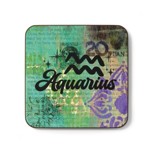 Aquarius Bohemian Design #2 Hardboard Back Coaster 3.5 Aquarius Bohemian Design #2 Hardboard Back Coaster 3.5