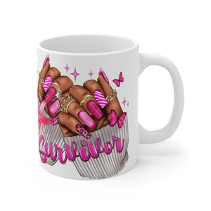 Survivor Nails  11oz Ceramic Coffee Mug