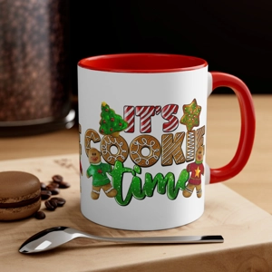 It's Cookie Time Gingerbread Christmas 11oz Coffee Mug