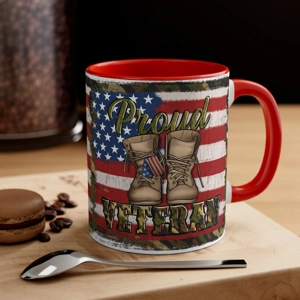 Proud Veteran 11oz Coffee Mug Proud Veteran 11oz Coffee Mug