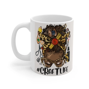 Craft Life 11oz White Ceramic Mug Craft Life 11oz White Ceramic Mug