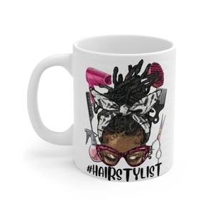 Hair Stylist, Live Colorfully or Dye Trying 11oz Ceramic Mug (watermarks removed once purchased)
