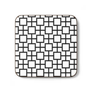 The Grid Hardboard Back Coaster, 3.5 The Grid Hardboard Back Coaster, 3.5