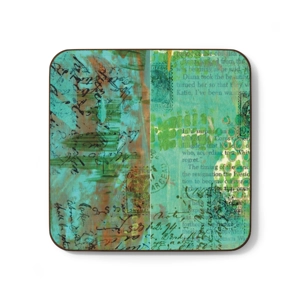 Bohemian Colored Design #7, Hardboard Back Coaster, 3.5 Bohemian Colored Design #7, Hardboard Back Coaster, 3.5